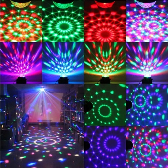 Luditek Other Party Disco Ball Light Sound Activated Remote Usb